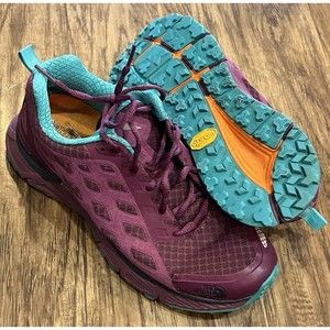 The North Face Shoes Women 8.5 Vibram Cradle Hiking Purple Endurance TR Xtrafoam